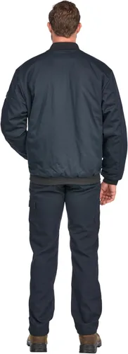 Miniatura 2 de Bulwark FR mens Flame Resistant 9 Oz Twill Cotton Excel Fr Team Jacket, Navy