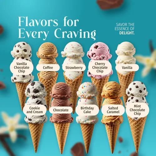 Miniatura 5 de Triple Scoop - Mezcla de helado de chocolate de vainilla prémium para hacer helados. Simple, fácil, delicioso. De mezcla gourmet a máquina en 5
