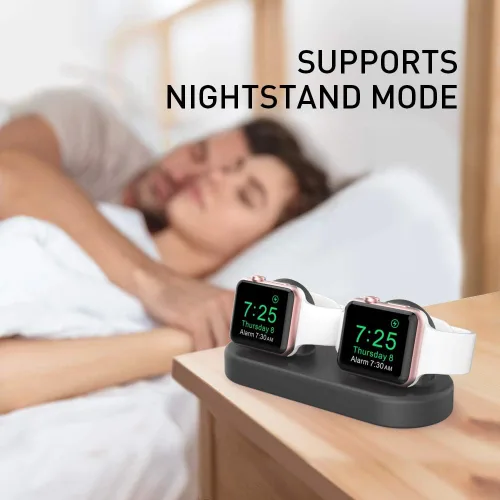 Miniatura 3 de Delidigi Soporte de doble cargador (cargador no incluido) compatible con Apple Watch Ultra 3/2/1, SE 3/2/1, Series 11 10 9 8 7 6 5 4 3 Soporte
