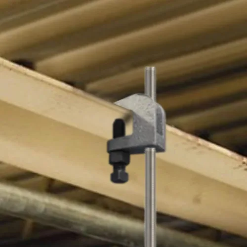 Miniatura 7 de Abrazadera de haz superior, abrazadera de varilla de seguridad de hierro UNC 1/2", abertura de mordaza de 3/4", abrazadera de haz para montaje