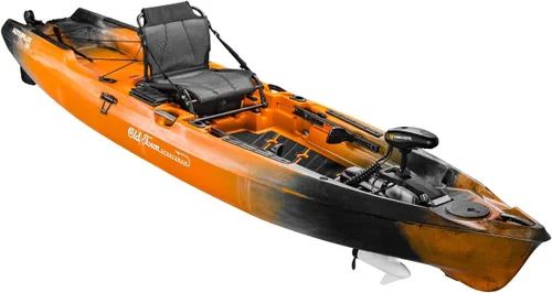 Old Town Sportsman AutoPilot 136 Solo Sit-on-Top Fishing Motorized Kayak, with Minn Kota Motor, 13 ft 6 in