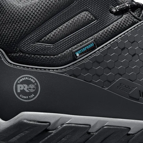 Miniatura 3 de Timberland PRO Botas de trabajo impermeables Ridgework para hombre con puntera de seguridad compuesta