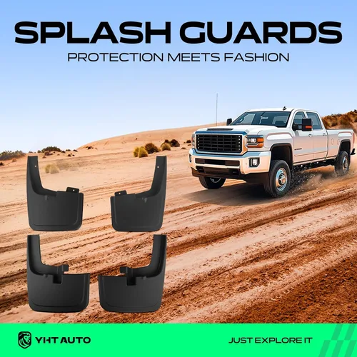 Miniatura 2 de YHTAUTO Juego de 4 protectores contra salpicaduras de barro para Ford F-150 2015-2020, con guardabarros de fábrica
