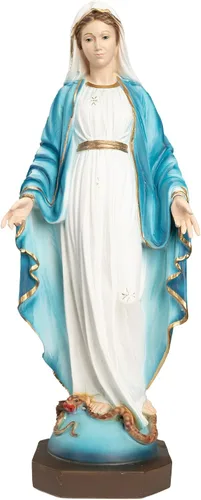 The Faith Gift Shop Nuestra Señora de Gracia - María Milagrosa - Pintado a mano en Italia - Colección Toscana - Virgen La Milagrosa