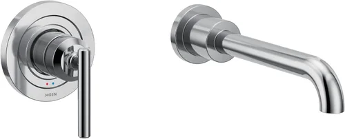 Moen Gibson WT961 - Grifo de bañera de un solo mango con alcance de boquilla de 10 pulgadas, cromado, para bañera