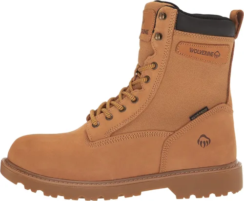 Miniatura 8 de Wolverine Botas de trabajo impermeables con aislamiento térmico para hombre de 8 pulgadas, Marrón