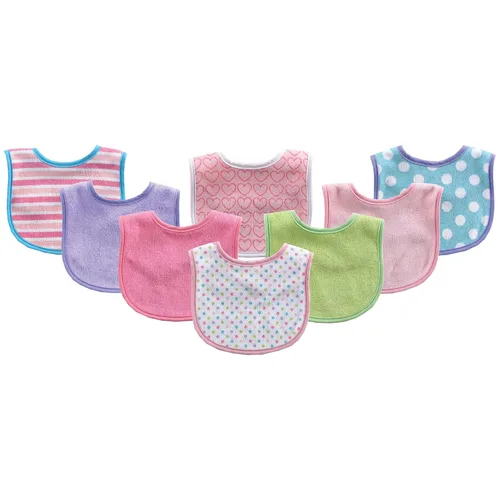 Miniatura 5 de Luvable Friends Baberos unisex de algodón para bebé, azul, talla única