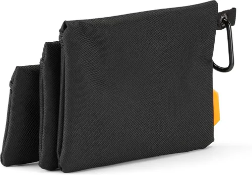 Miniatura 6 de ToughBuilt Bolsas de cierre de 3 piezas, bolsas de almacenamiento de tela balística 1680D resistentes con asas y cremalleras reforzadas