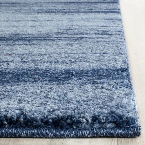 Miniatura 5 de SAFAVIEH Retro Collection - Alfombra cuadrada de 6 pies, azul claro y azul, diseño abstracto moderno, no desprende pelusa y de fácil cuidado, ideal