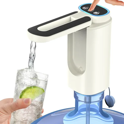 Miniatura 7 de Boquilla plegable de 3 modos, dispensador de agua de 5 galones, bomba de botella de agua para 5 galones, dispensador de jarra de agua eléctrico