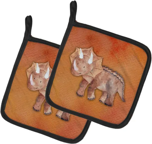 Miniatura 32 de Caroline's Treasures BB7370PTHD - Juego de soportes para ollas de herradura para cocina, resistentes al calor, almohadillas calientes para cocinar