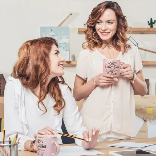 Miniatura 5 de Regalos de despedida para compañeras de trabajo, Taza de café Colegas de Chance Made Us, Regalos divertidos de despedida para compañeras de trabajo
