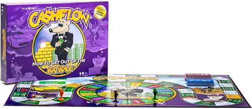Miniatura 4 de Rich Dad Cashflow Juego de mesa How to Get Out of The Rat Race, versión para adultos y niños, divertidos y educativos juegos de aprendizaje
