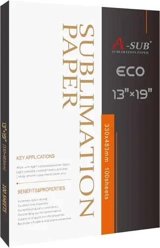 Miniatura 10 de A-SUB Papel de Sublimación 3.5x9 Pulgadas para Regalos Únicos de Navidad DIY Compatible con Impresora de Inyección de Tinta que Coincide con Tinta