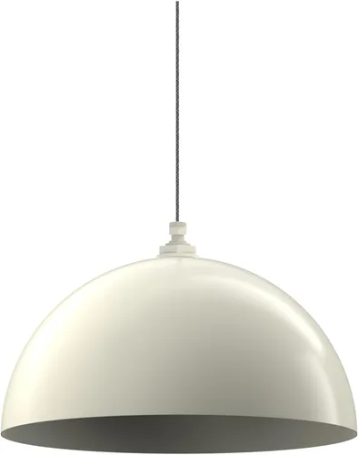 Miniatura 22 de Steel Lighting Co. Melrose - Lámpara colgante Montada en el techo Cúpula redonda de 18 pulgadas Estilo moderno y contemporáneo de granja Crema