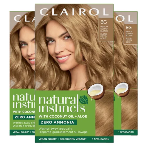 Miniatura 63 de Clairol Natural Instincts - Tinte semipermanente para el cabello, color negro azul 2BB, paquete de 1 unidad 2BB Azul Negro