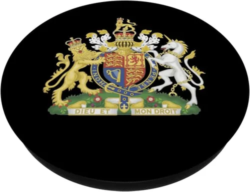 Miniatura 2 de Emblema Nacional Sello Escudo de Armas del Reino Unido PopSockets intercambiables PopGrip