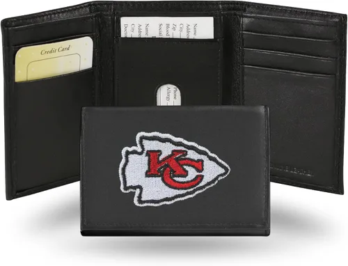 Miniatura 12 de Rico Industries NFL Football Embroidered Tri-fold Wallet