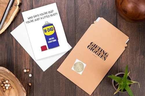 Miniatura 4 de GIFTING GIGGLES Divertida tarjeta de feliz cumpleaños para papá – de hijo, hija, niños, hijos, todos nosotros – Gran regalo de feliz cumple