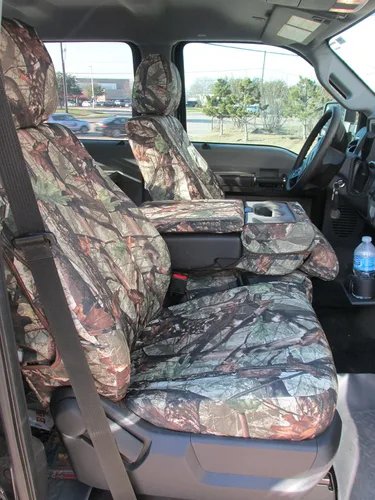 Miniatura 6 de Durafit Seat Covers F486-DS1 Camo-2014 fundas camufladas para asientos para Ford F150 2015 F250/F550 XLT y Lariat 40/20/40 con asiento dividido
