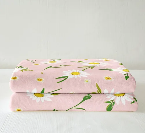 Miniatura 4 de Manfei Manta de margaritas, manta de flores amarillas y blancas para sofá, manta de cama de jardín botánico para niños y niñas, decoración
