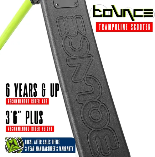 Miniatura 6 de Patinete de Trampolín Pro Madd Gear para Trucos – Tubo de Dirección Real, T-Bar Pro, Plataforma de Espuma – Práctica de Acrobacias Interior y Verde