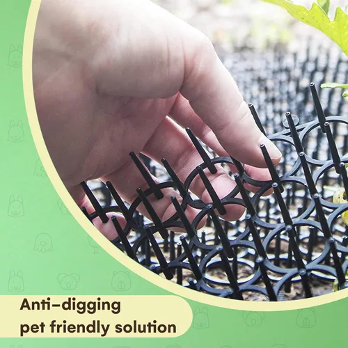 Miniatura 7 de Homarden Garden - Tapetes para que el gato no rasque o excave, con puntas de plástico