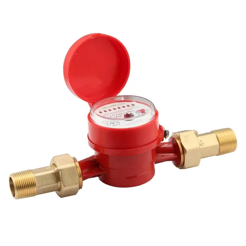 Miniatura 16 de DN15 Medidor de Agua 1/2" NPT, Certificación ISO4064, Medidor de Flujo Cúbico de Agua, Medidor de Agua Fría para Jardín/Hogar
