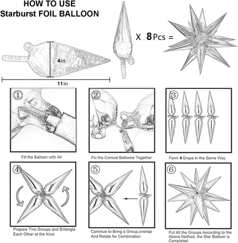 Miniatura 4 de Kit de arco de guirnalda de globos negros y dorados con globos de estrella en explosión, globos de látex de confeti de oro negro de 5/10/12/18