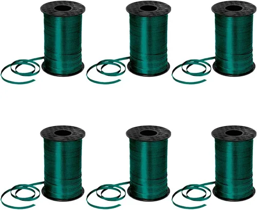 Miniatura 22 de PMU Tira de cinta rizadora negra de 500 yardas x 3/16 pulgadas para envolver regalos, decoración de cumpleaños, celebraciones, fiestas, accesorios
