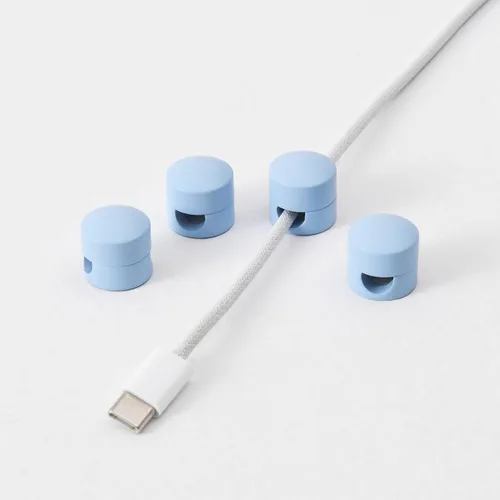 Miniatura 19 de BRIGHTTIA Clips para cables, gestión de cables de latón de alta calidad para el hogar, la oficina y el automóvil, organizador multiusos para cables