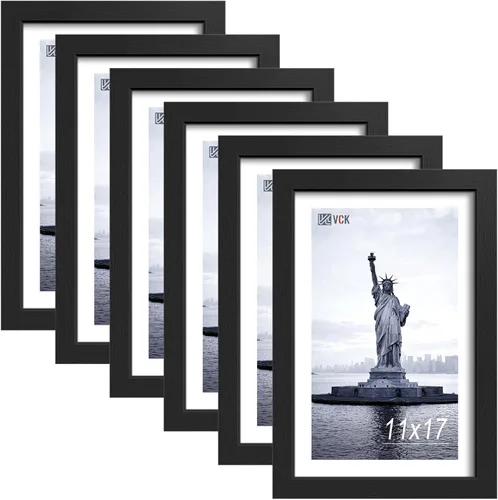 Miniatura 84 de VCK Marco de fotos de 24 x 36 pulgadas, exclusivo marco de póster grande negro para pared, galería en casa, oficina, 1 paquete