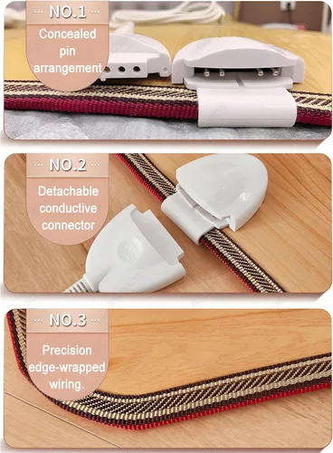 Miniatura 5 de Electric Heated Area Carpet,Under Floor Heating for Carpet,Indoor Circulating Heat,Adjustable Temperature,Durable PVC,Heated Floor Mat,Creates a