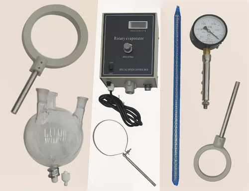 Miniatura 8 de INTSUPERMAI Evaporadores rotativos de laboratorio de 10L, 110V, elevación manual, pantalla digital, cristalería GG3.3, baño de agua/aceite