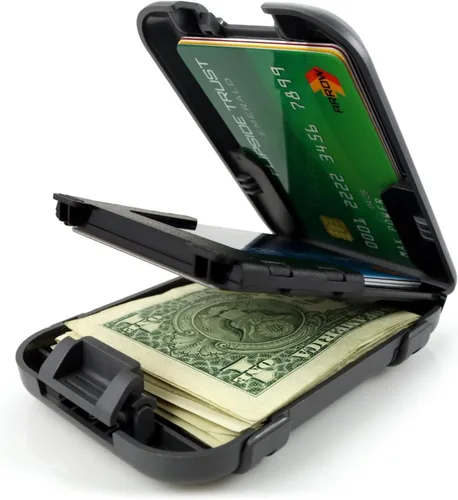 Miniatura 10 de Flipside Wallets 4 Cartera con bloqueo RFID para hombre con clip extraíble para dinero, delgada, segura y resistente a los golpes