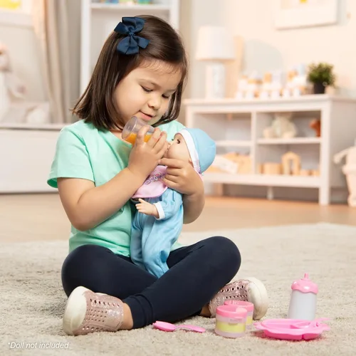 Miniatura 6 de melissa & doug Mine a Love tiempo para comer muñeca Accesorios Conjunto de alimentación, Versión estándar, 1, Rosado