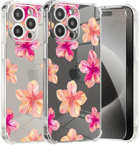 Miniatura 30 de Roemary Buffertech - Funda protectora para iPhone 13 Pro Max con diseño Golden Retriever, diseño de arcoíris con protector de pantalla