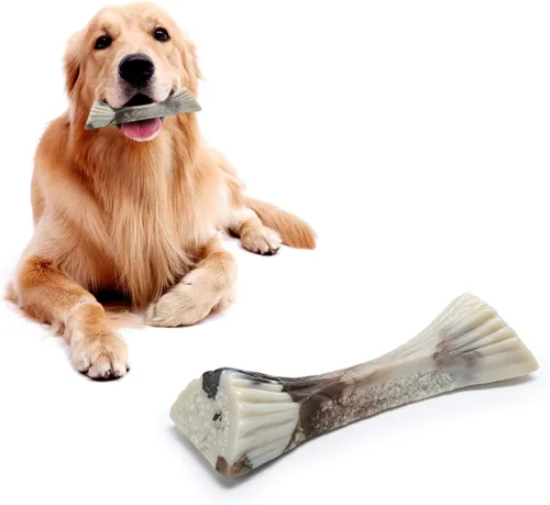 Miniatura 19 de Juguetes para perros para masticadores agresivos, juguetes duraderos para perros de raza grande, hechos con nailon, juguete resistente para perros