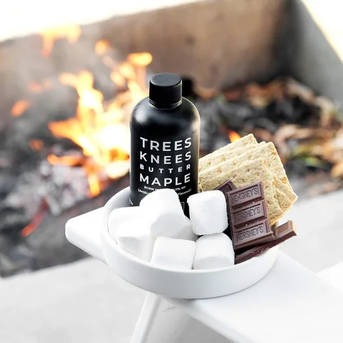 Miniatura 4 de Trees Knees Butter Maple Syrup, Jarabe de Arce Orgánico Grado A Infundido con Sal Marina Sabrosa, Vegano, Sin Gluten y Hecho en EE.UU., Puro