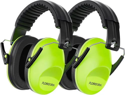 Miniatura 7 de Floriogra Paquete de 2 Auriculares con Cancelación de Ruido para Niños, Orejeras de Protección Auditiva para Niños con Autismo, Niños Pequeños