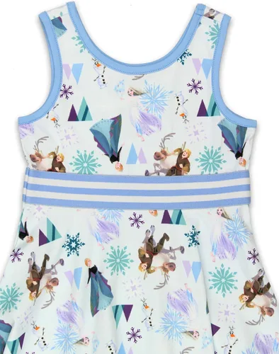 Miniatura 7 de Disney Frozen Toddler Girls Fit and Flare Ultra Soft Dress