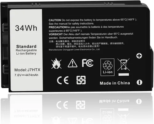 34Wh J7HTX - Batería de repuesto para laptop Dell Latitude 7202 7212 7220 Rugged Extreme Tablet T03H T03H002 T03H T03H003 Series 02JT7D 2JT7D J82G5