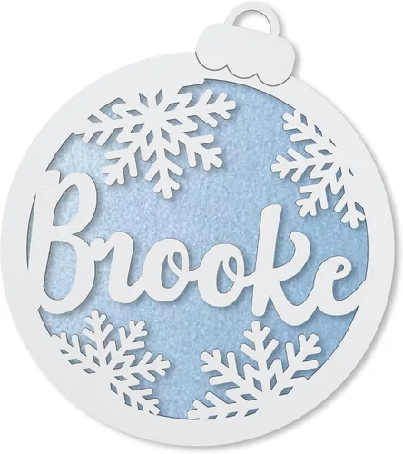 Miniatura 15 de Bolas de madera para árboles, regalos personalizados, adorno de Navidad, decoración de Navidad, regalos familiares, regalos de adorno de vacaciones