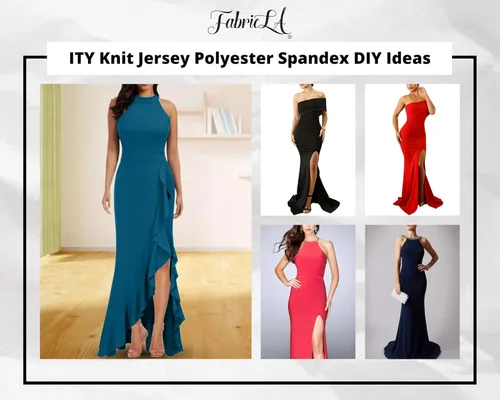 Miniatura 8 de FabricLA ITY - Tela de punto de poliéster y elastano por yarda, 60 pulgadas de ancho, elástico en 2 direcciones, disfraces y ropa de baile, morado