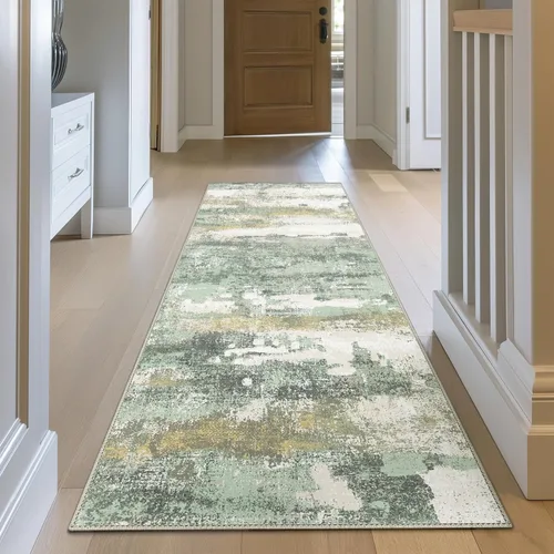 Miniatura 3 de BEIMO Alfombra de pasillo para cocina, alfombra lavable a máquina de 2 x 5 para entrada, alfombras modernas y abstractas suaves, cubierta de piso