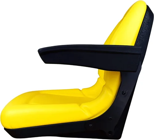 Miniatura 3 de TRAC SEATS Asiento de tractor amarillo con reposabrazos para John Deere JD 4200 4300 4400 4500 4600 4700 4210 4310 4410 4510 4610 4710 LVA10029