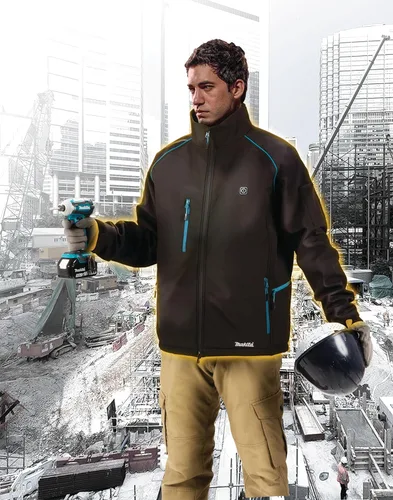 Miniatura 19 de Makita DCJ205ZM LXT Chaleco calefaccionado de 18 voltios, solo (negro, M), mediano