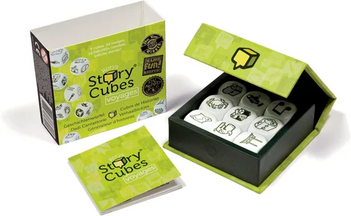 Asmodee Rory's Story Cubes Voyages (caja) - Embárcate en aventuras épicas! Juego creativo de narración de historias para niños y adultos, a partir