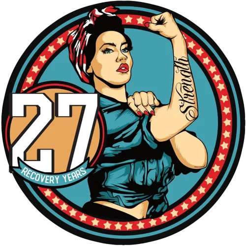 Miniatura 27 de Sobriety Coin – Rosie Strength Tattoo Recovery AA Chip, medallón de alta resistencia, regalo perfecto para cualquier persona en recuperación