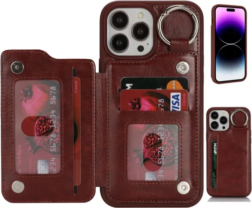 Miniatura 32 de Havaya Funda Cartera para iPhone 13 Pro Max e iPhone 12 Pro Max, Compatible con MagSafe 2 en 1, Desmontable Magnética con Portarjetas, Ranura